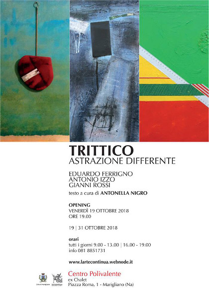 trittico astrazione differente